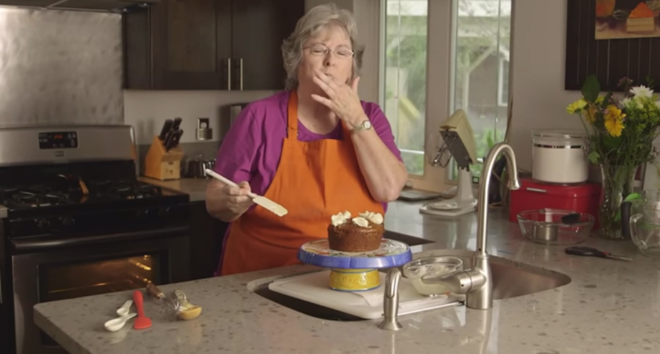 Granny With A Potty Mouth Teaches You To Make Vegan And Gluten-Free Cake